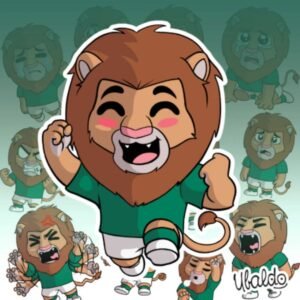 Stickers Chibi Esmeleón-Ubaldo Show