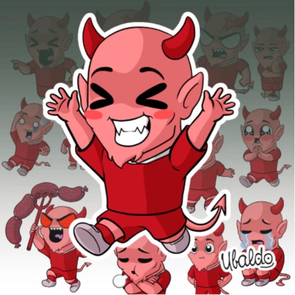 Stickers Chibi Chory – Ubaldo Show