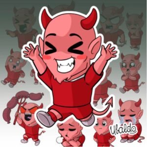 Stickers Chibi Chory – Ubaldo Show